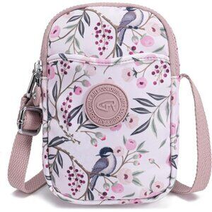 Mini Crossbody Cell Phone Bag Small Nylon Purse Wallet for Women Travel